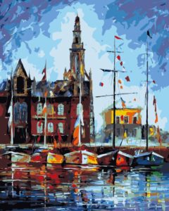 Paint by Numbers Kit Antverpen, Belgium T50400029